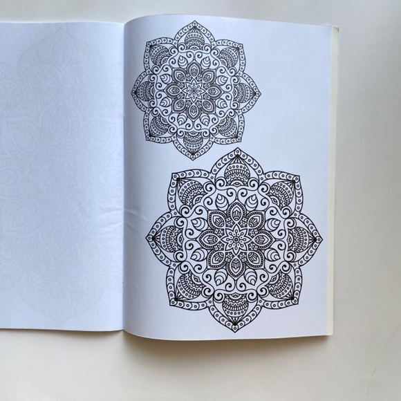 Adult Coloring Book Mandalas And More Patterns Kaleidoscope Coloring - Picture 5 of 5
